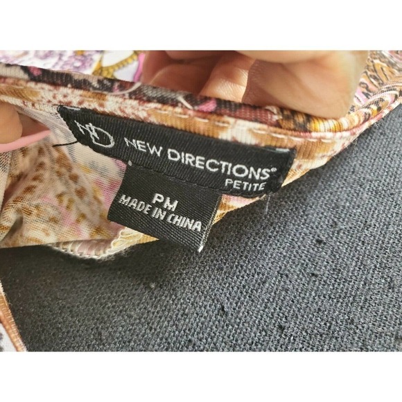 New Directions Petite Women Floral Midi Dress PM - Picture 9 of 10